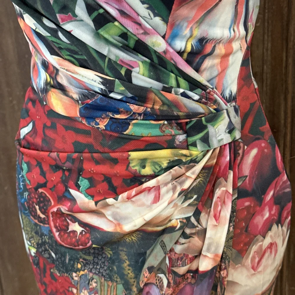 Issa London Floral Wrap Dress Size 2